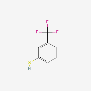 molecular formula C7H5F3S B1345641 3-(Trifluoromethyl)thiophenol CAS No. 937-00-8