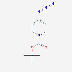 molecular formula C10H16N4O2 B13456455 Tert-butyl 4-azido-1,2,3,6-tetrahydropyridine-1-carboxylate 