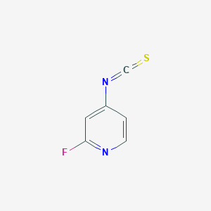 molecular formula C6H3FN2S B13456477 2-Fluoro-4-isothiocyanatopyridine 