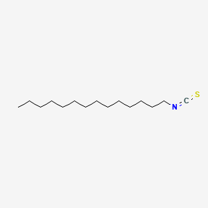 molecular formula C15H29NS B1345654 Tetradecyl isothiocyanate CAS No. 3224-48-4
