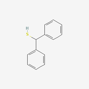 molecular formula C13H12S B1345659 Diphenylmethanethiol CAS No. 4237-48-3