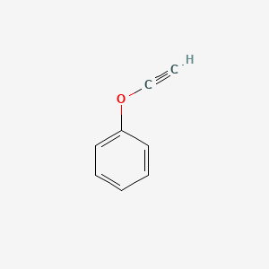 molecular formula C8H6O B1345660 Ethynyloxybenzene CAS No. 4279-76-9