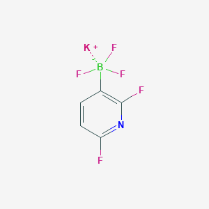 molecular formula C5H2BF5KN B13456613 Potassium (2,6-difluoro-4-pyridinyl)trifluoroborate 