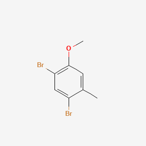 molecular formula C8H8Br2O B1345663 2,4-Dibromo-5-methoxytoluene CAS No. 5456-94-0