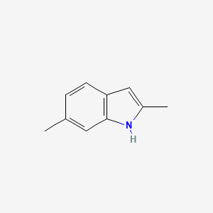 molecular formula C10H11N B1345666 2,6-Dimethyl-1H-indole CAS No. 5649-36-5