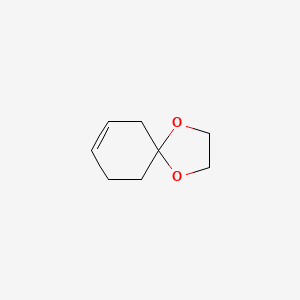 molecular formula C8H12O2 B1345672 1,4-Dioxaspiro[4.5]dec-7-ene CAS No. 7092-24-2