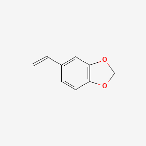 molecular formula C9H8O2 B1345675 5-Vinylbenzo[d][1,3]dioxole CAS No. 7315-32-4