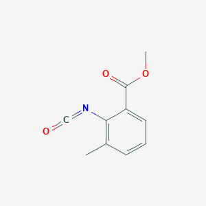 molecular formula C10H9NO3 B13456772 Methyl 2-isocyanato-3-methylbenzoate 