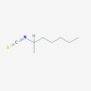 molecular formula C8H15NS B1345678 2-Isothiocyanatoheptane CAS No. 21663-51-4