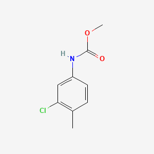 molecular formula C9H10ClNO2 B1345680 Methyl 3-chloro-4-methylcarbanilate CAS No. 22133-20-6