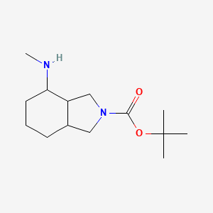 molecular formula C14H26N2O2 B13456857 tert-butyl 4-(methylamino)-octahydro-1H-isoindole-2-carboxylate CAS No. 2901099-70-3