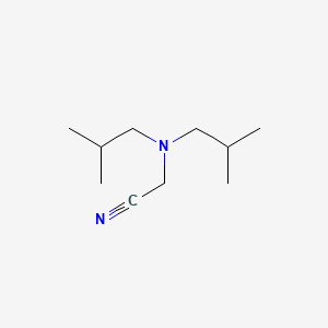 molecular formula C10H20N2 B1345686 Diisobutylaminoacetonitrile CAS No. 25553-97-3