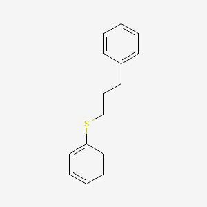 molecular formula C15H16S B1345690 Phenyl 3-phenylpropyl sulphide CAS No. 30134-12-4