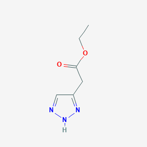 molecular formula C6H9N3O2 B13456916 Ethyl triazolylacetate CAS No. 198125-35-8