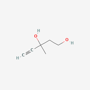 molecular formula C6H10O2 B13456927 3-Methylpent-4-yne-1,3-diol 