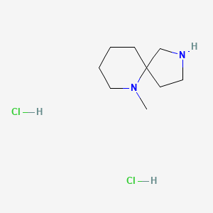 molecular formula C9H20Cl2N2 B13456937 6-Methyl-2,6-diazaspiro[4.5]decane dihydrochloride 
