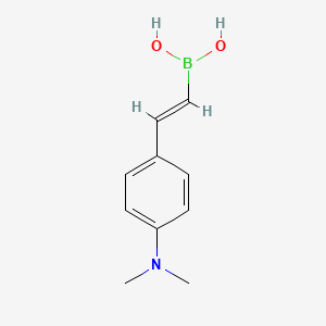 molecular formula C10H14BNO2 B13456953 (E)-(4-(Dimethylamino)styryl)boronic acid 
