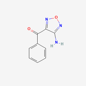 (4-amino-1,2,5-oxadiazol-3-yl)(phenyl)methanone