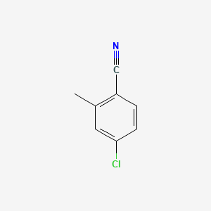molecular formula C8H6ClN B1345701 4-Chloro-2-methylbenzonitrile CAS No. 50712-68-0