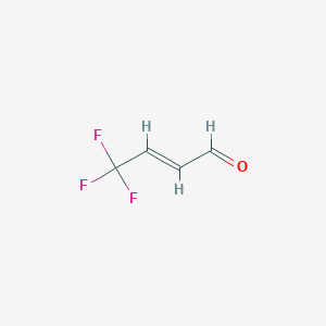 molecular formula C4H3F3O B13457059 4,4,4-Trifluorocrotonaldehyde 
