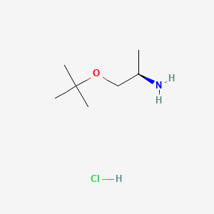 molecular formula C7H18ClNO B13457061 (2R)-1-(tert-butoxy)propan-2-amine hydrochloride CAS No. 2866253-63-4