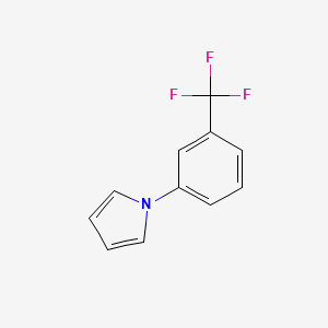 molecular formula C11H8F3N B1345707 1-[3-(trifluoromethyl)phenyl]-1H-pyrrole CAS No. 53871-26-4