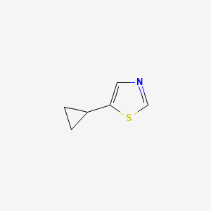 molecular formula C6H7NS B13457087 5-Cyclopropyl-1,3-thiazole 
