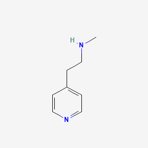 molecular formula C8H12N2 B1345710 4-[2-(Methylamino)ethyl]pyridine CAS No. 55496-55-4