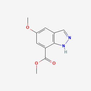 molecular formula C10H10N2O3 B13457127 Methyl 5-methoxy-1H-indazole-7-carboxylate 