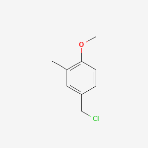 molecular formula C9H11ClO B1345713 4-Methoxy-3-methylbenzyl chloride CAS No. 60736-71-2