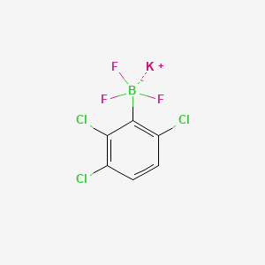 molecular formula C6H2BCl3F3K B13457149 Potassium trifluoro(2,3,6-trichlorophenyl)boranuide 