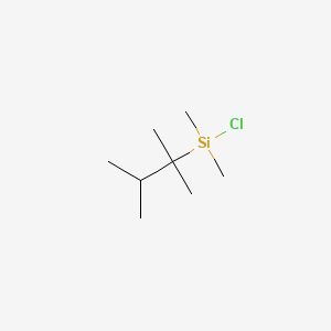 molecular formula C8H19ClSi B1345715 Dimethylthexylsilyl chloride CAS No. 67373-56-2