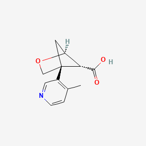 molecular formula C12H13NO3 B13457150 rac-(1R,4S,5S)-4-(4-methylpyridin-3-yl)-2-oxabicyclo[2.1.1]hexane-5-carboxylic acid CAS No. 2770896-80-3