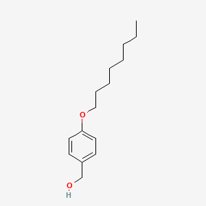 molecular formula C15H24O2 B1345716 p-Octyloxybenzyl alcohol CAS No. 67698-68-4