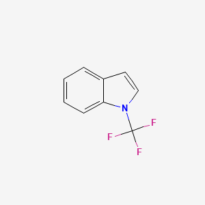 molecular formula C9H6F3N B13457176 1-(trifluoromethyl)-1H-indole 