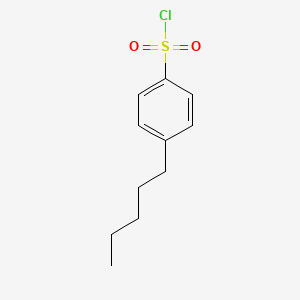 molecular formula C11H15ClO2S B1345719 4-Pentylbenzene-1-sulfonyl chloride CAS No. 73948-18-2