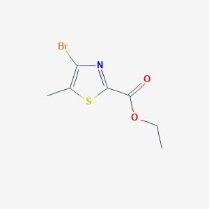 molecular formula C7H8BrNO2S B13457213 Ethyl 4-bromo-5-methyl-1,3-thiazole-2-carboxylate 