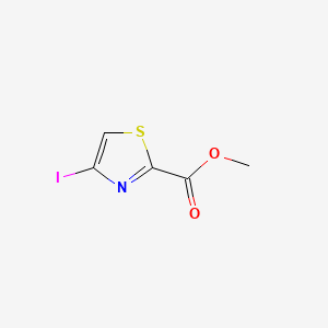 molecular formula C5H4INO2S B13457242 Methyl 4-iodo-1,3-thiazole-2-carboxylate 