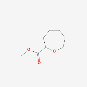 molecular formula C8H14O3 B13457247 Methyl Oxepane-2-carboxylate 