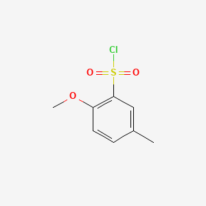 molecular formula C8H9ClO3S B1345725 6-Methoxy-m-toluenesulfonyl chloride CAS No. 88040-86-2
