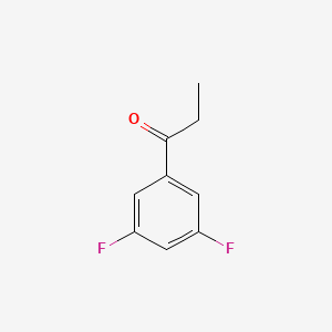 molecular formula C9H8F2O B1345727 3,5-Difluoropropiophenone CAS No. 135306-45-5