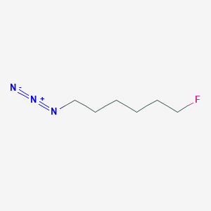 molecular formula C6H12FN3 B13457409 1-Azido-6-fluorohexane 
