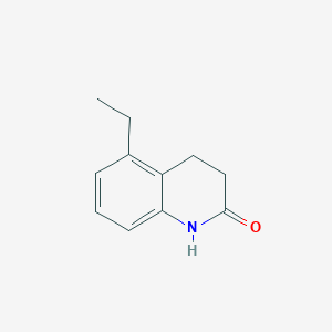 molecular formula C11H13NO B13457566 5-Ethyl-1,2,3,4-tetrahydroquinolin-2-one 