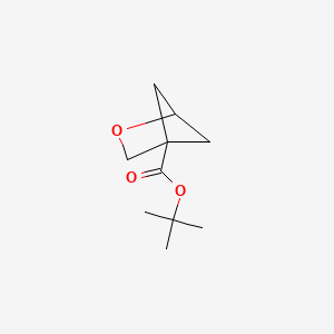 molecular formula C10H16O3 B13457576 Tert-butyl 2-oxabicyclo[2.1.1]hexane-4-carboxylate 