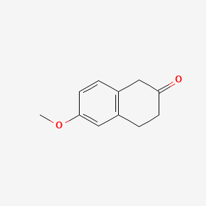 molecular formula C11H12O2 B1345760 6-Methoxy-2-tetralone CAS No. 2472-22-2