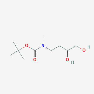 molecular formula C10H21NO4 B13457678 tert-butyl N-(3,4-dihydroxybutyl)-N-methylcarbamate 