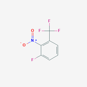 molecular formula C7H3F4NO2 B1345768 1-氟-2-硝基-3-(三氟甲基)苯 CAS No. 1214335-98-4