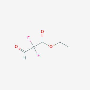 molecular formula C5H6F2O3 B13457706 Ethyl 2,2-difluoro-3-oxopropanoate 