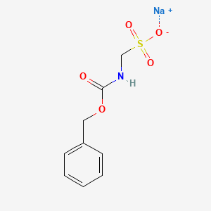 molecular formula C9H10NNaO5S B13457730 Sodium {[(benzyloxy)carbonyl]amino}methanesulfonate 