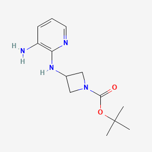 molecular formula C13H20N4O2 B13457769 Tert-butyl 3-[(3-aminopyridin-2-yl)amino]azetidine-1-carboxylate 